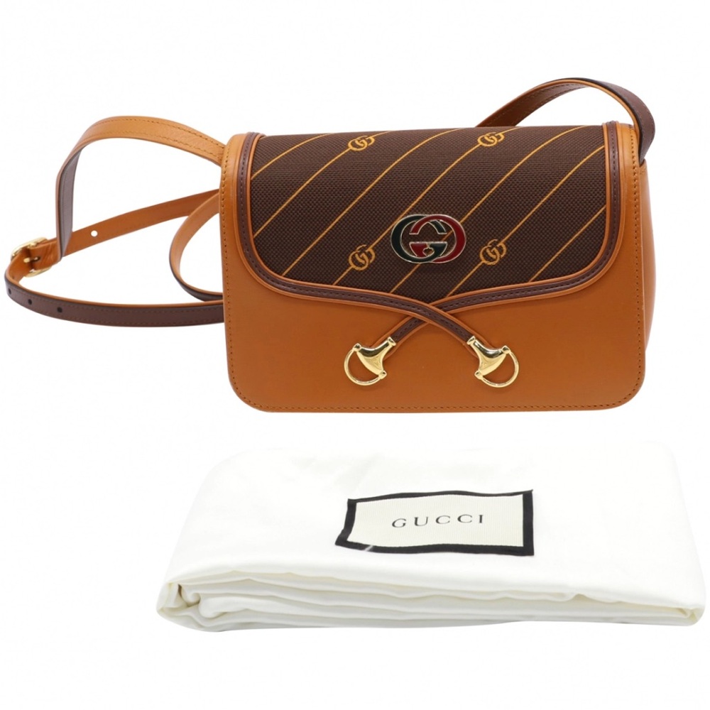 Gucci Diagonal GG Rajah Shoulder Bag Calfskin Canvas Brown Limited Edition